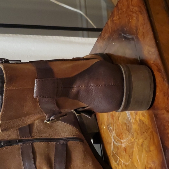 Naturalizer Brown Buckle Boots - Picture 4 of 13